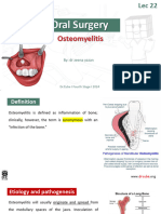 Oral Surgery4 Lec.16 Osteomyelitis