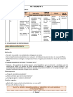 3° Grado - Actividades - Marzo - Educación Fisica