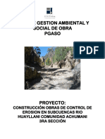 Pgaso - Obras - de - Control - de - Erosion - Huayllani - Comunidad - Achumani - 3ra - Secc