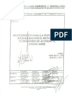 Proc Sm-6001 Inspeccion de Sold Por Met Ultrasonido