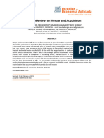 Soal 4 - Literature Review On Merger and Acquisition