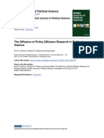 Grahman Et Al - The Diffusion of Policy Diffusion Research in Political Science