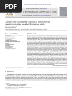 A Multi-Field Incremental Variational Framework For Gradient-Extended Standard Dissipative Solids