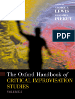 The Oxford Handbook of Critical Improvisation Studies