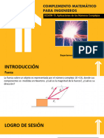 Complemento Matemàtico para Ingenieros: SESIÓN 15: Aplicaciones de Los Números Complejos