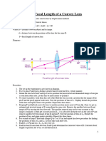 1.6 Focal Length of A Convex Lens