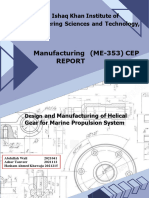 Manufacturing (ME-353) Cep Report