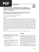 Differential Expression of Inflammatory and Anti-Inflammatory Mediators by M1 and M2 Macrophages After Photobiomodulation With Red or Infrared Lasers