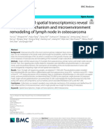 Single-Cell and Spatial Transcriptomics Reveal Metastasis Mechanism and Microenvironment Remodeling of Lymph Node in Osteosarcoma