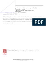 Estimates of Emission and Deposition of Reactive Nitrogenous Species For India