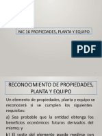 Nic 16 Propiedades Planta y Equipo