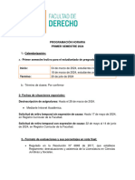 Programacion Horaria Primer Semestre de 2024 0 547445