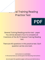 General Training Reading MODULE 2