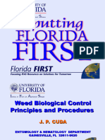 Weed Biocontrol Principles Procedures