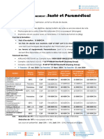 Fiche de Renseignement Paramedical