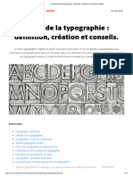 1 - Comprendre La Typographie - Définition, Création Et Conseils - Adobe