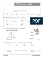 CGP Year 4 Maths Workout