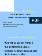 Introduction À La Virologie: Microbiologie Dcem-1 Annee Universitaire 2008-2009