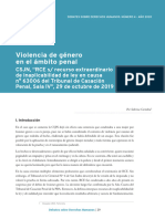 Violencia de Género en El Ambito Penal