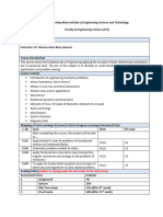 PH101 Applied Physics Outline