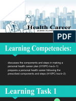 Q4 PPT Health10 Lesson 1 Health Career