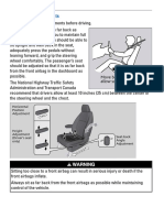 2020 Honda Odyssey Seat Instructions