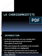 La Chorioamniotite