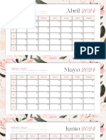 Calendario Anual 2024 Floral Elegante Blanco y Rosa - 20240405 - 175604 - 0000