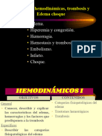 Trastornos Hemodinámicos, Trombosis y Choque - PPT (1) 0