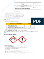 FISPQ - Silicato Sodio Alcalino