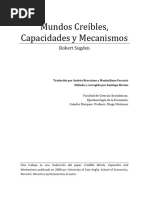 Sudgen - Mundos Creibles, Capacidades y Mecanismos, Traducción Al Español