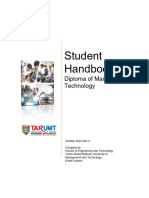 DGT Student Handbook 202309 With Programme Structure