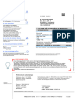 Mes Références: Facture D'Électricité Du 08 Mars 2024