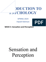 Introduction To Psychology Week 5