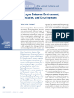 The Interrelationship Between Population, Environment and Development Activities