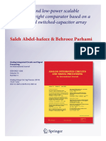 Analog Integrated Circuits and Signal PR