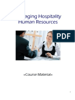 Managing Hospitality Human Resources