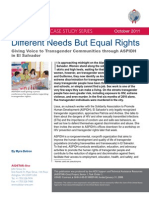 AIDSTAR-One Case Study: Different Needs But Equal Rights