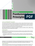 Fundamental Principles of Local Taxation