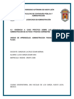 4.3 Evidencia 4 Caso Práctico Sobre Las Técnicas de Administración de Activos y Pasivos Corrientes