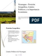 Nicaragua Posicion Geografica Limites Politicos y Su Importancia Economica