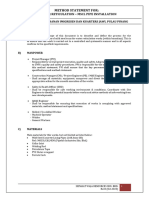 Method Statement - (WR) MSCL Pipe Installation