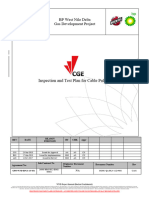 BP West Nile Delta Gas Development Project: Inspection and Test Plan For Cable Pulling