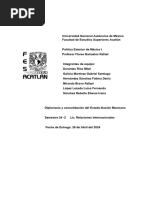 4ta Actividad en Equipo. Diplomacia y Consolidación..