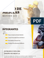 Diseño de Mezclas de Concreto - Metodo Aci