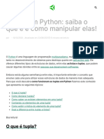 Tuplas em Python: Saiba o Que É e Como Manipular Elas! - Insights para Te Ajudar Na Carreira em Tecnologia - Blog Da Trybe