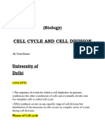 Cell Cycle and Cell Division