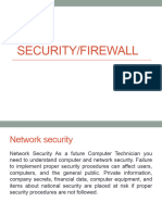 Security and Firewall