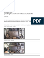 (GUIDE) Cruise Control Factory Retrofit - Toycrown