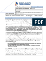 FINAL - New POI - Quality Management System Standards For Digital Service Delivery - v1.1 - 05222023